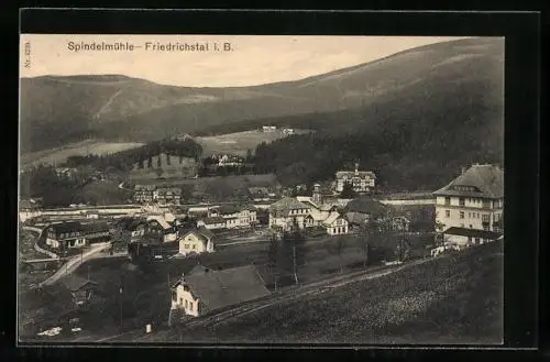 AK Spindelmühle-Friedrichstal i. B., Panorama