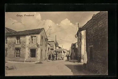 AK Epoye, Une rue, Strassenpartie