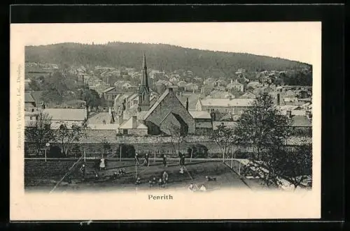 AK Penrith, Panorama mit Kirche