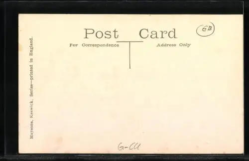 AK Cockermouth, Uferpartie im Winter