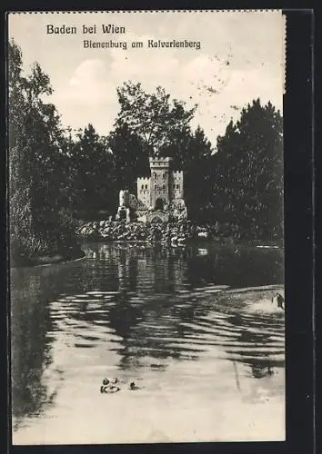 AK Baden bei Wien, Bienenburg am Kalvarienberg