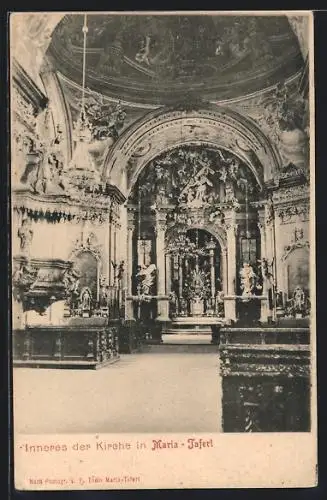 AK Maria-Taferl, Inneres der Kirche