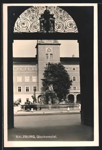 AK Salzburg, Brunnen und Glockenspiel