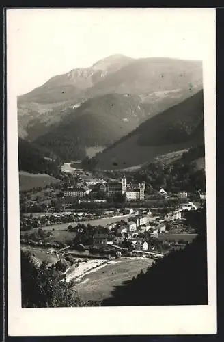 AK Lilienfeld, Ortsansicht vom Wald auf