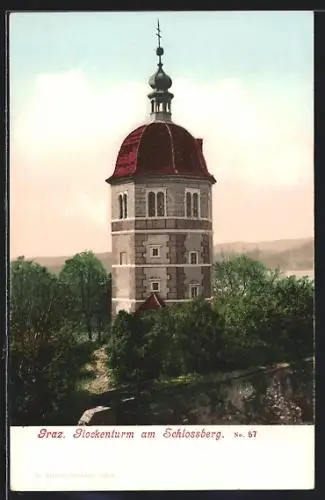AK Graz, Glockenturm am Schlossberg