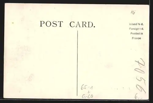 AK London, Charing Cross Hotel and Station, Bahnhof Charing Cross