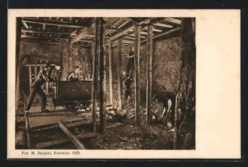 AK Kattowitz, Pfeilerabbau, Schwarze Diamanten