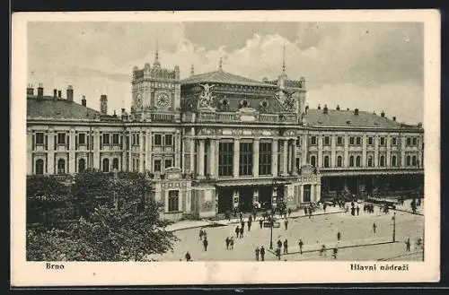 AK Brno, Hlavní nádrazí, Bahnhof