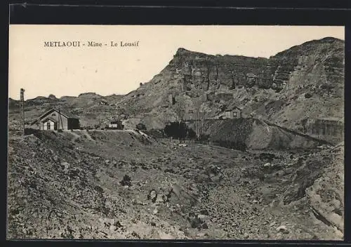 AK Metlaoui, Mine, Le Lousif, Bergbau