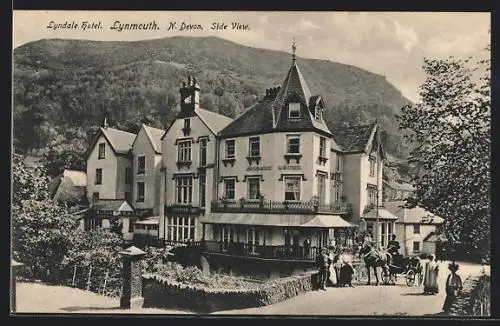 AK Lynmouth, Lnydale Hotel, N. Devon, Side View