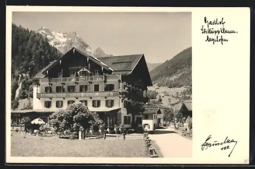 AK Mayrhofen, Gasthaus Stillupp Klamm