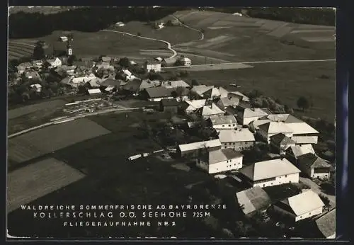 AK Kollerschlag, Gesamtansicht vom Flugzeug aus