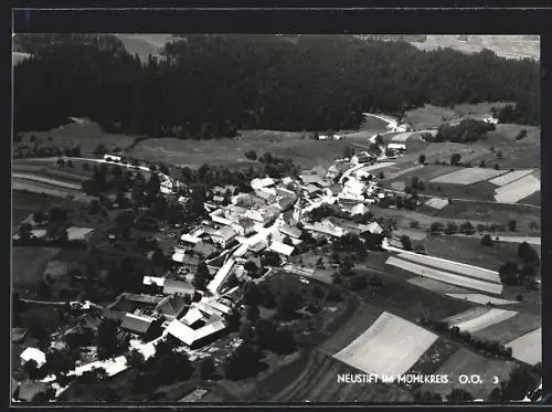 AK Neustift i. Mühlkreis, Panorama aus der Vogelschau