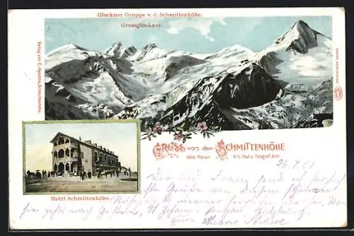 AK Zell am See, Hotel Schmittenhöhe, Grossglockner