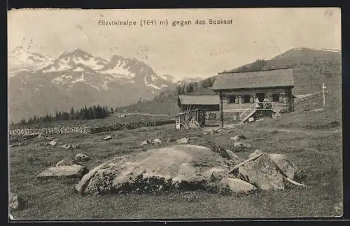 AK Krimml, Filzsteinalpe gegen das Seekaar