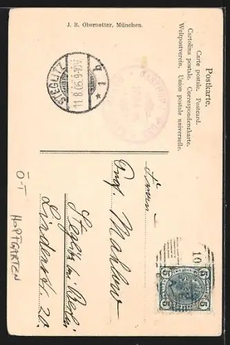 AK Hopfgarten, Hohe Salue, Gasthaus zum Thenn, Ortsansicht