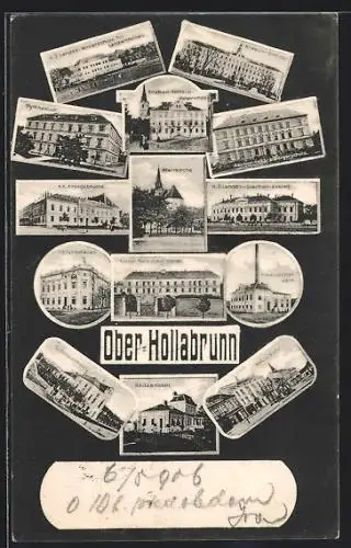 AK Ober-Hollabrunn, Knabenseminar, Gymnasium, Hauptplatz