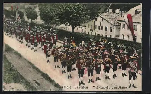 AK Matrei, Musikkapelle in Tiroler Tracht