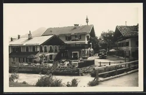 AK Kaprun, Orgler`s Gasthof Neuwirt mit Terrasse