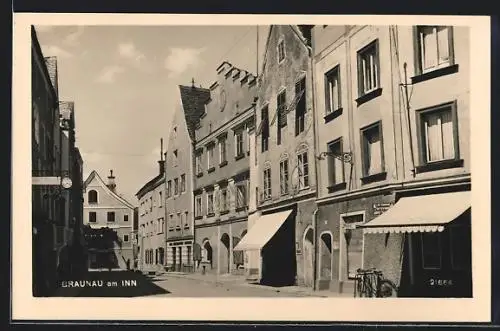 AK Braunau a. Inn, Strassenpartie