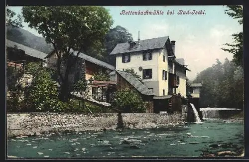 AK Bad Ischl, Ansicht der Rettenbachmühle