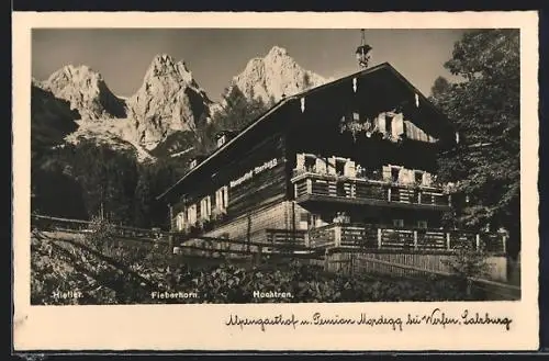 AK Werfen /Salzburg, Alpengasthof und Pension Mordegg