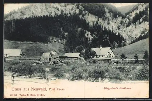 AK Frein an der Mürz, Neuwald, Diegruber`s Gasthaus