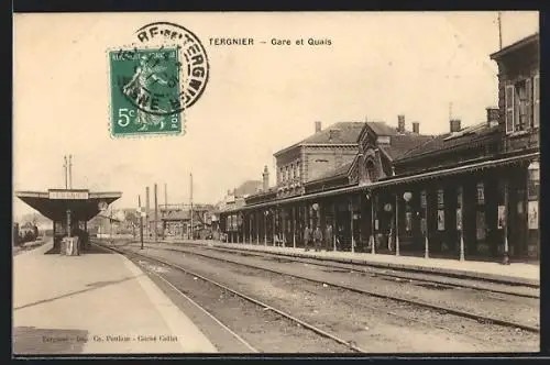 AK Tergnier, Gare et Quais