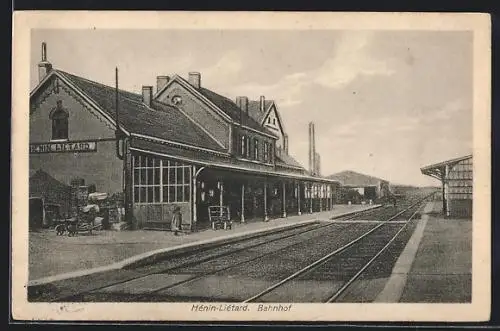 AK Hénin-Liétard, Bahnhof von der Gleisseite