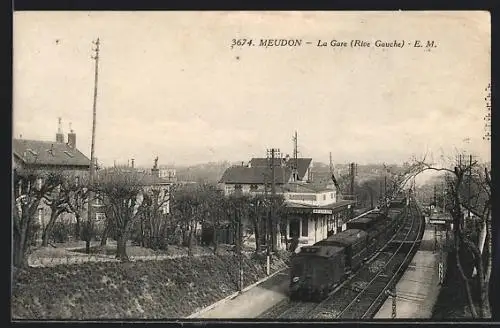 AK Meudon, La Gare (Rive Gauche), Bahnhof