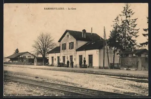 AK Rambervillers, Bahnpersonal auf dem Bahnhof
