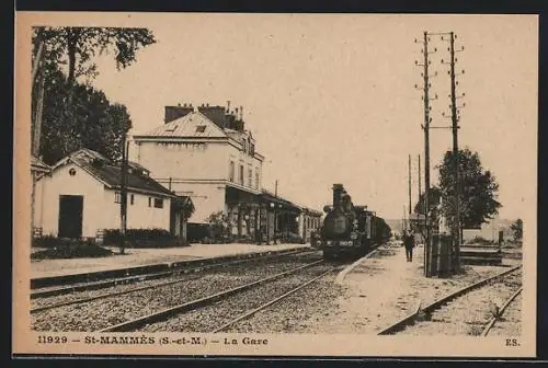 AK St-Mammés, La Gare, Bahnhof