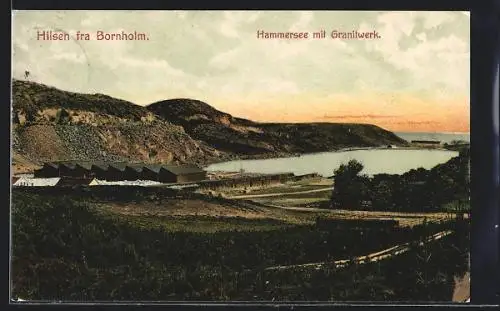 AK Bornholm, Hammersee mit Granitwerk