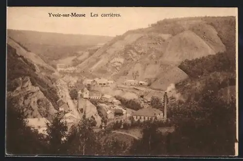 AK Yvoir-sur-Meuse, Les carriéres