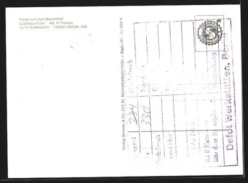 AK Weissenborn / Ottrau, Teilansicht