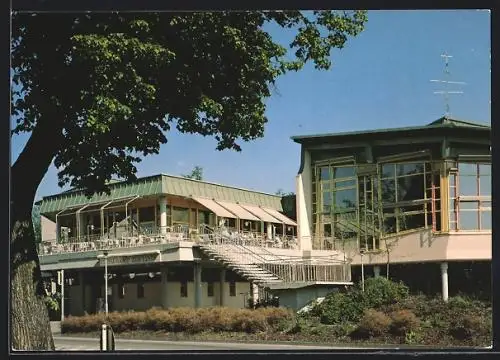 AK Ehingen /Donau, Hotel-Restaurant-Cafe Zur Linde Lindenhalle, Lindenstrasse 51