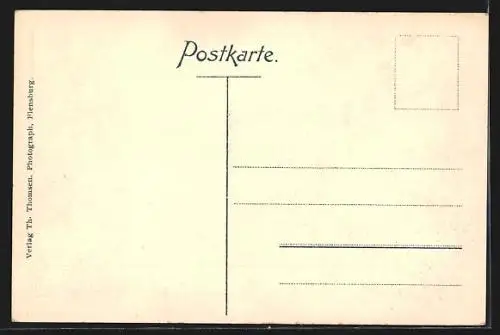 AK Flensburg, Abfahrt der Fördedampfer