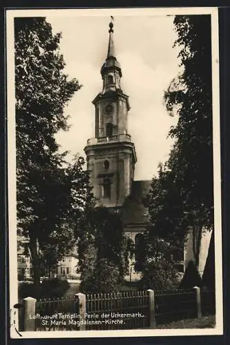 AK Templin / Mark, St. Maria Magdalenen-Kirche