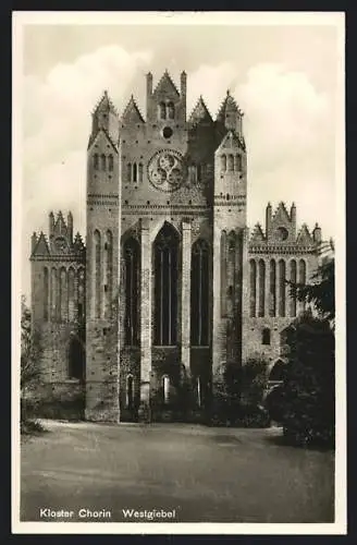 AK Chorin, Kloster, Westgiebel