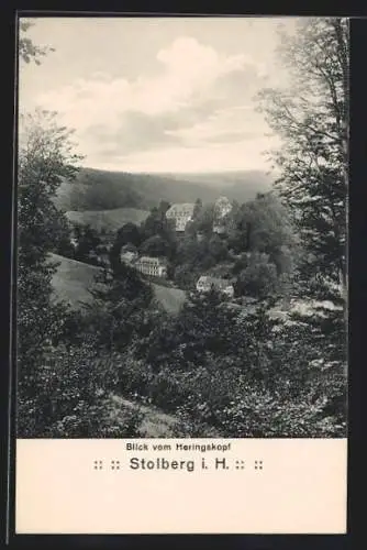 AK Stolberg i. H., Blick vom Heringskopf