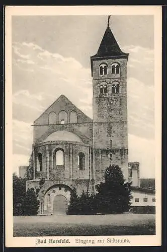 AK Bad Hersfeld, Eingang zur Stiftsruine