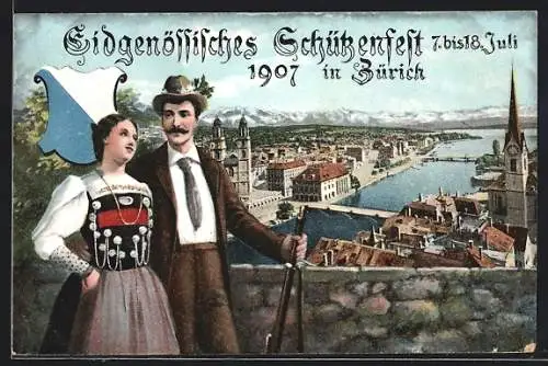 AK Zürich, Eidgenössisches Schützenfest 1907