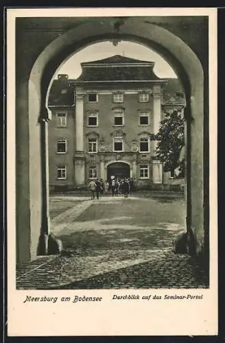 AK Meersburg am Bodensee, Durchblick auf das Seminar-Portal