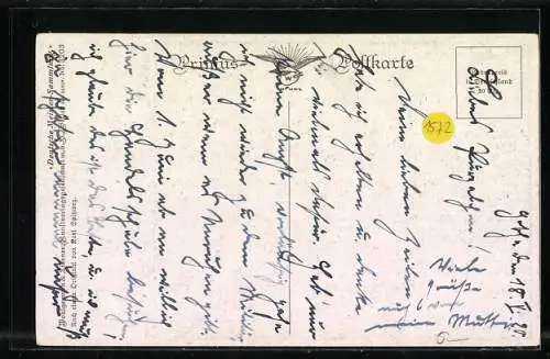 Künstler-AK Plantikow: Der Geologe