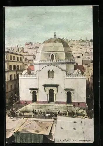AK Alger, La Synagogue, Synagoge