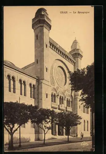 AK Oran, La Synagogue, Ansicht der Synagoge