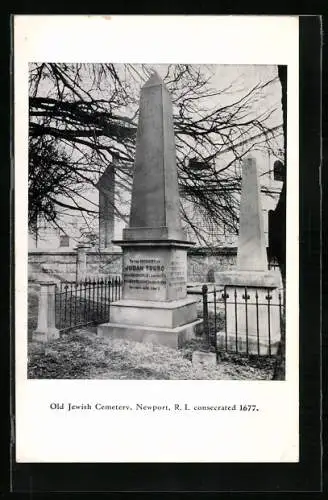 AK Newport, RI, The Old Jewish Cemetery