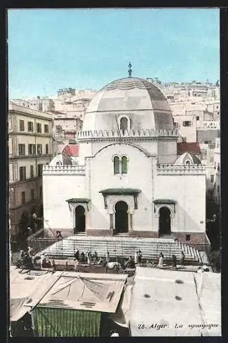 AK Alger, la Synagogue, Ansicht der Synagoge