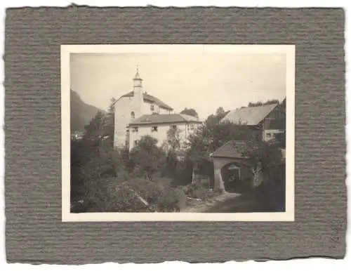 14 Fotografien unbekannter Fotograf, Ansicht Salzburg, mit Umgebung / Gartenau, Stadtansicht mit Festung Hohensalzburg