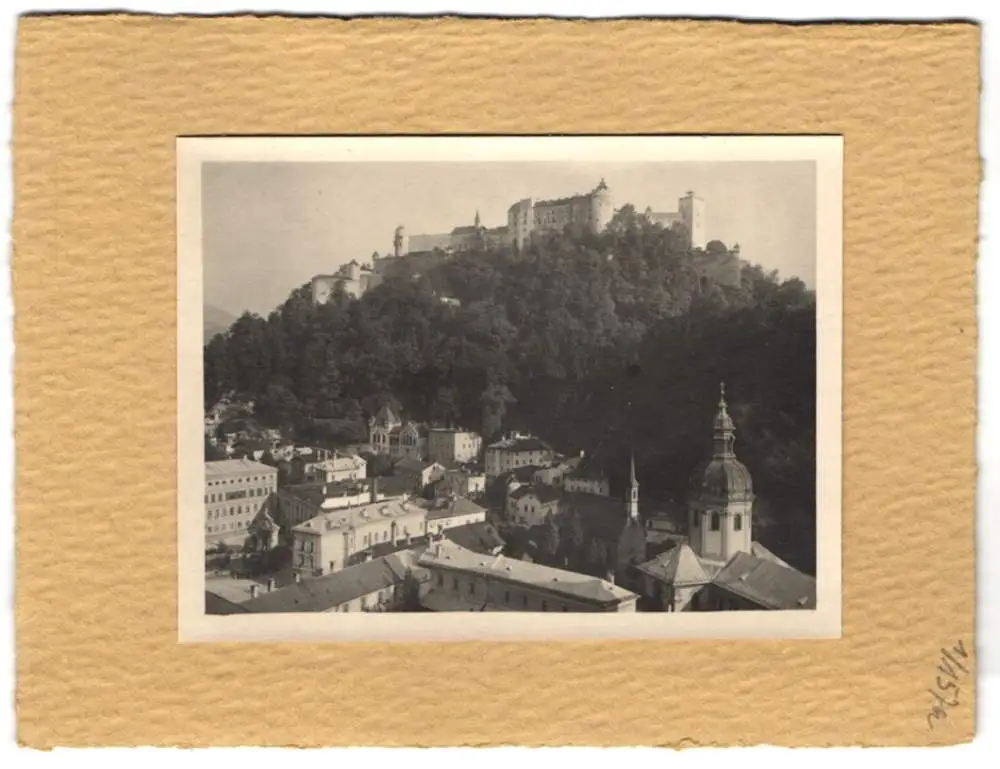 16 Fotografien unbekannter Fotograf, Ansicht Salzburg, Stadtansichten und Umgebung, GlaneggHohenstaufen u.a. 0
